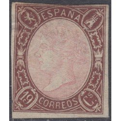 España Spain 71 ( 69/73A ) 1865 Isabel II MH España Spain 71 ( 69/73A ) 1865 Isabel II MH