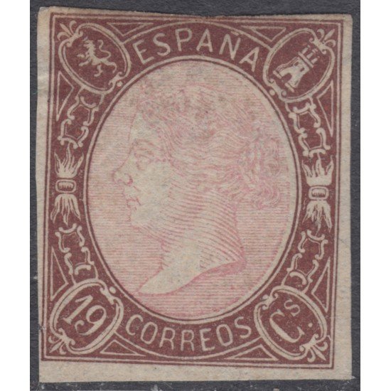 España Spain 71 ( 69/73A ) 1865 Isabel II MH