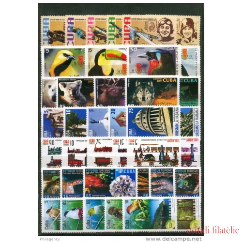 Cuba 2011 Año completo Year complete MNH