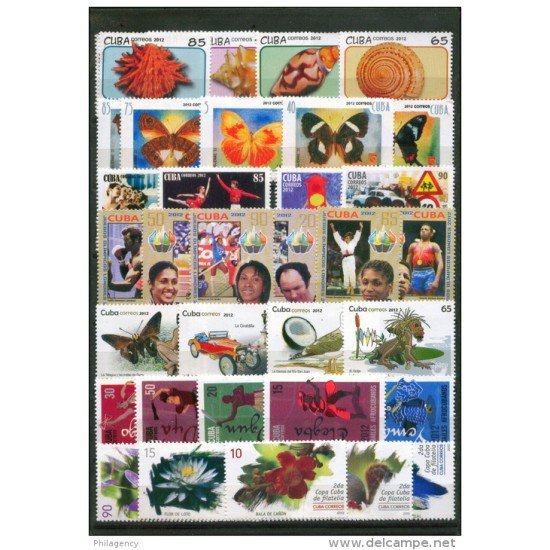 Cuba 2012 Año completo Year complete MNH Cuba 2012 Año completo Year complete MNH