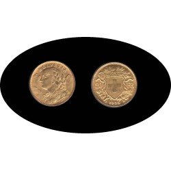 Suiza Suisse Helvetia 20 francos 1935 L B Oro Au gold Suiza Suisse Helvetia 20 francos 1935 L B Oro Au gold