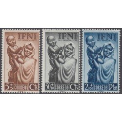 Ifni 79/81 1952 Pro Infancia MNH Ifni 79/81 1952 Pro Infancia MNH