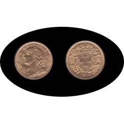 Suiza Suisse Helvetia 20 francos 1914 Gold Oro Au Suiza Suisse Helvetia 20 francos 1914 Gold Oro Au