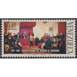 Venezuela 775 1969 150 Años del Congreso de Angostura MH Venezuela 775 1969 150 Años del Congreso de Angostura MH
