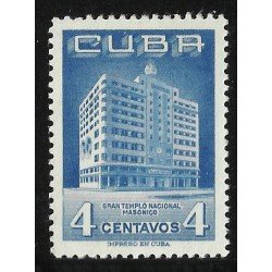 MI1/VAR2 Cuba 440 1956 Gran Templo Nacional Masonico MNH MI1/VAR2 Cuba 440 1956 Gran Templo Nacional Masonico MNH