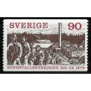 MI1/VAR1  Suecia Sweden Nº 1053  MNH