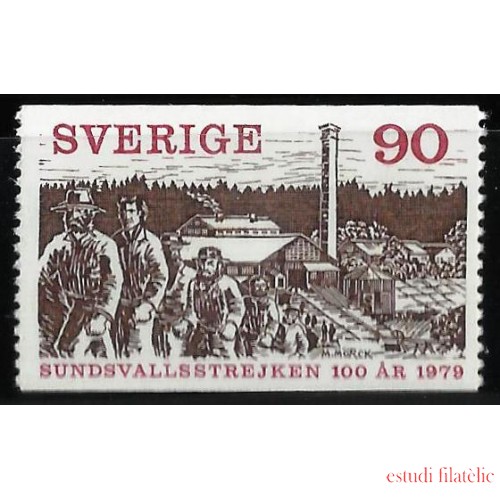 MI1/VAR1  Suecia Sweden 1053  1979  Europa C.E.P.T. Historia Postal MNH