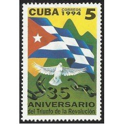 Cuba 3363 1994 35 aniv. de la revolución MNH
