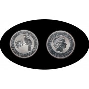 Australia  2 OZ onzas 2000 Kookaburra 2$ Plata Ag