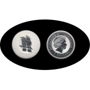 Australia 2 OZ onzas 2006 Kookaburra 2$ Plata Ag