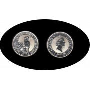 Australia Kookaburra 1997 1 onza de plata 1$ 999 Ag 