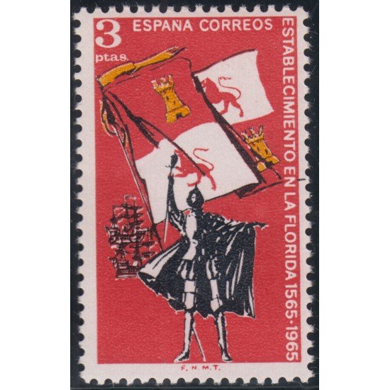 España Spain Emisión Conjunta 1965 España - EEUU IV Cent.Fundación San Agustín. Florida MNH España Spain Emisión Conjunta 1965 España - EEUU IV Cent.Fundación San Agustín. Florida MNH