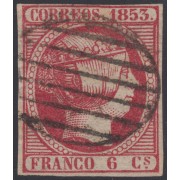 España Spain 17 1853 Isabel II usado 