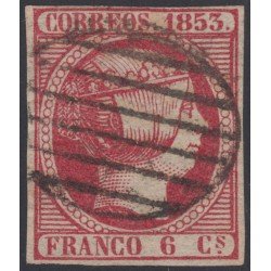 España Spain 17 1853 Isabel II usado España Spain 17 1853 Isabel II usado