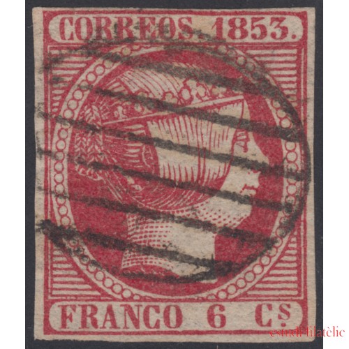 España Spain 17 1853 Isabel II usado 