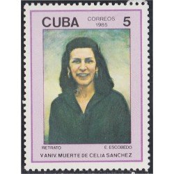 Cuba 2593 1985 Celia Sánchez MNH Cuba 2593 1985 Celia Sánchez MNH