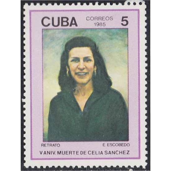 Cuba 2593 1985 Celia Sánchez MNH Cuba 2593 1985 Celia Sánchez MNH