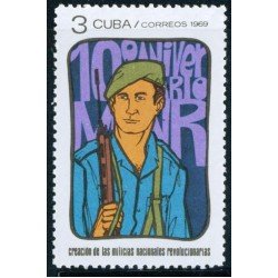 Cuba 1326 1969 Creación de la Milicias Nacionales Revolucionarias MNH Cuba 1326 1969 Creación de la Milicias Nacionales Revolucionarias MNH