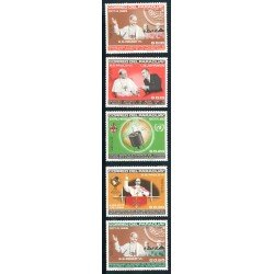 REL Paraguay 818/22 1965 S.S Pablo VI MNH REL Paraguay 818/22 1965 S.S Pablo VI MNH