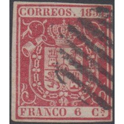 España Spain 24 1854 Escudo usado España Spain 24 1854 Escudo usado
