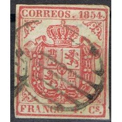 España Spain 33 1854 Escudo Usado España Spain 33 1854 Escudo Usado