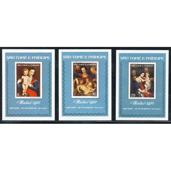 PI1 Santo Tomás y Príncipe HB 471/73 1977 MNH PI1 Santo Tomás y Príncipe HB 471/73 1977 MNH