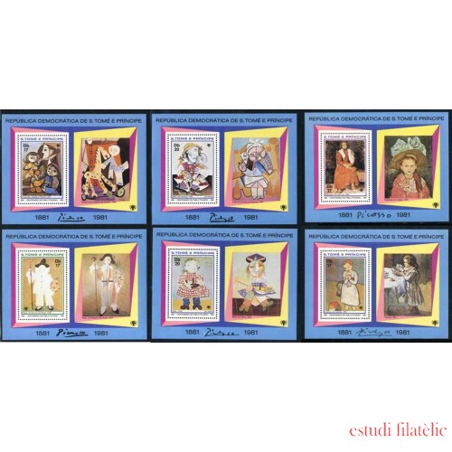 PI1 Santo Tomás y Príncipe Nº 649/52 + A 22/23 HB  1981   MNH