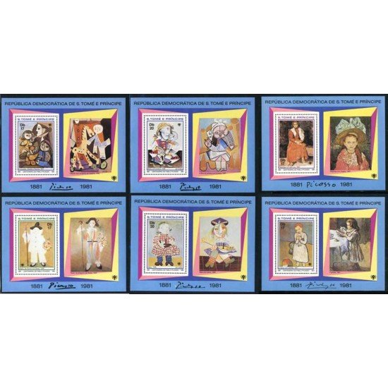 PI1 Santo Tomás y Príncipe Nº 649/52 + A 22/23 HB 1981 MNH PI1 Santo Tomás y Príncipe Nº 649/52 + A 22/23 HB 1981 MNH