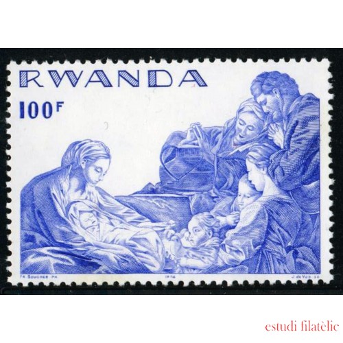MI2 Ruanda Rwanda Nº SH 44  1974  MNH