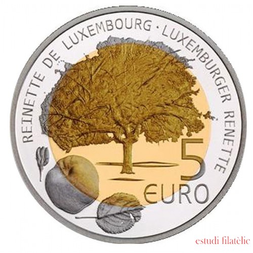 Monedas €uro en tiras y sueltas 5 euros proof  Luxemburgo 2014