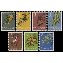 Surinam Suriname 341/47 1961 Plantas y frutos MNH Surinam Suriname 341/47 1961 Plantas y frutos MNH
