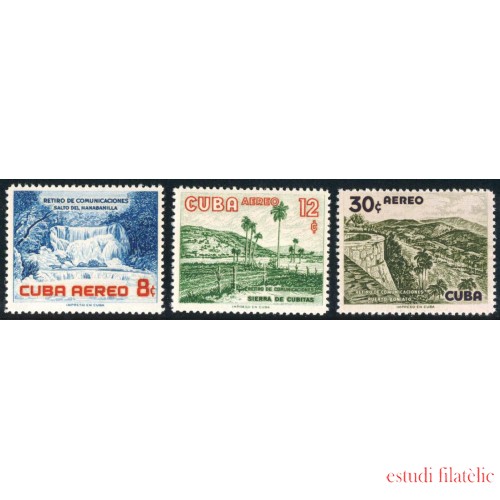 FL1/VAR3  Cuba A- 153/55 1957 Retiros de Comunicaciones MNH