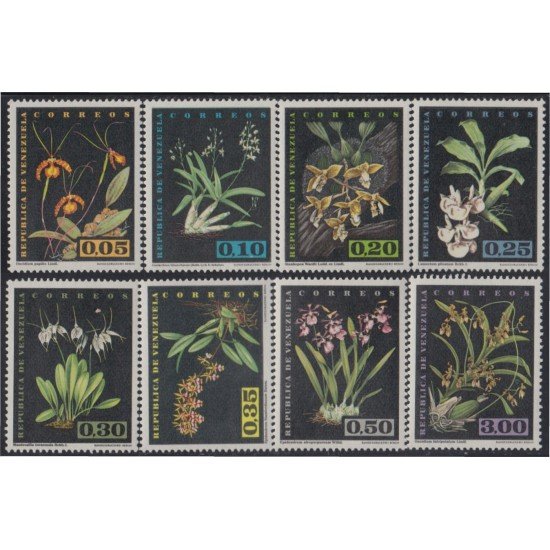 Venezuela 649/56 1962 Flores Flowers MNH Venezuela 649/56 1962 Flores Flowers MNH