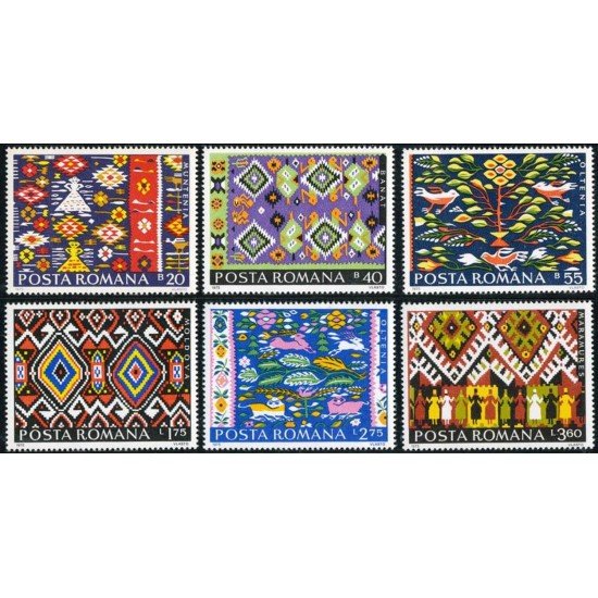 PI2/FAU2/VAR2 Rumanía Romania Nº 2919/24 1975 MNH PI2/FAU2/VAR2 Rumanía Romania Nº 2919/24 1975 MNH