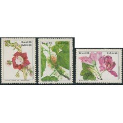 Brasil Brazil 1804/06 1986 Protección de la Flora Flor Flower MNH Brasil Brazil 1804/06 1986 Protección de la Flora Flor Flower MNH