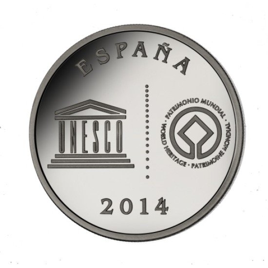 España Spain 2014 5 euros I Serie Ciudades Patr. de la Humanidad Baeza Plata Ag España Spain 2014 5 euros I Serie Ciudades Patr. de la Humanidad Baeza Plata Ag