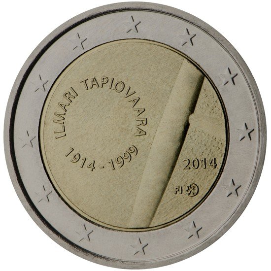 Finlandia 2014 2 € euros conmemorativos Cent de Ilmari Tapiovaara Finlandia 2014 2 € euros conmemorativos Cent de Ilmari Tapiovaara