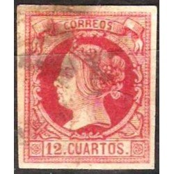 España Spain 53 1860 - 1861 Isabel II usado España Spain 53 1860 - 1861 Isabel II usado