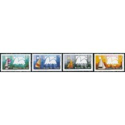 Brasil Brazil 1361/64 1979 Brasiliana 79 3ra Exposición Mundial de Filatelia MNH Brasil Brazil 1361/64 1979 Brasiliana 79 3ra Exposición Mundial de Filatelia MNH