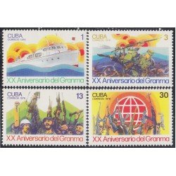 Cuba 1971/74 1976 XX Aniversario del Granma MNH Cuba 1971/74 1976 XX Aniversario del Granma MNH