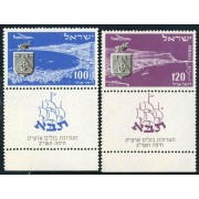 BA1 Israel   Nº A 7/8  1952 MNH