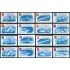 BA/DEP1  Rumanía  Romania  Nº 1834/41 dentar y 1842/49 sin dentar  1962 MNH