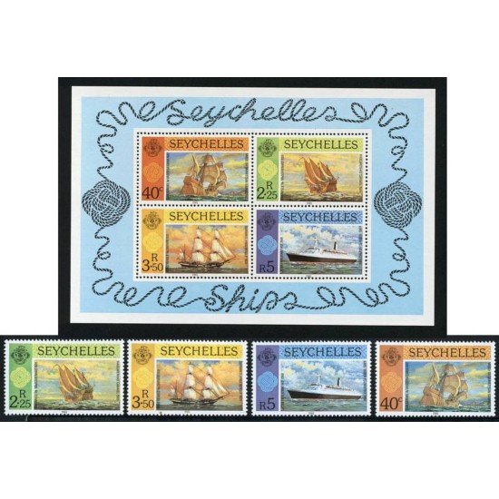 BA1 Seychelles 466/69 + HB 16 MNH BA1 Seychelles 466/69 + HB 16 MNH