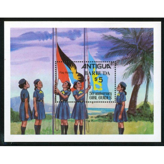 SCO Barbuda HB 56 scouts MNH SCO Barbuda HB 56 scouts MNH