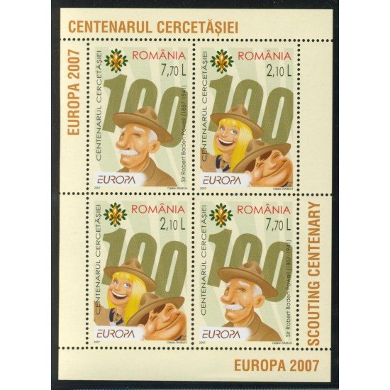 SCO Rumanía Romania HB 330 2007 MNH SCO Rumanía Romania HB 330 2007 MNH