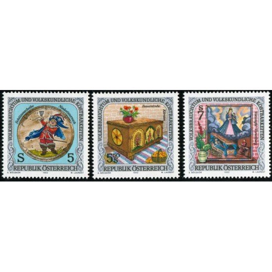 CIN/REL Öesterreich Austria Nº 1902/04 1992 MNH CIN/REL Öesterreich Austria Nº 1902/04 1992 MNH