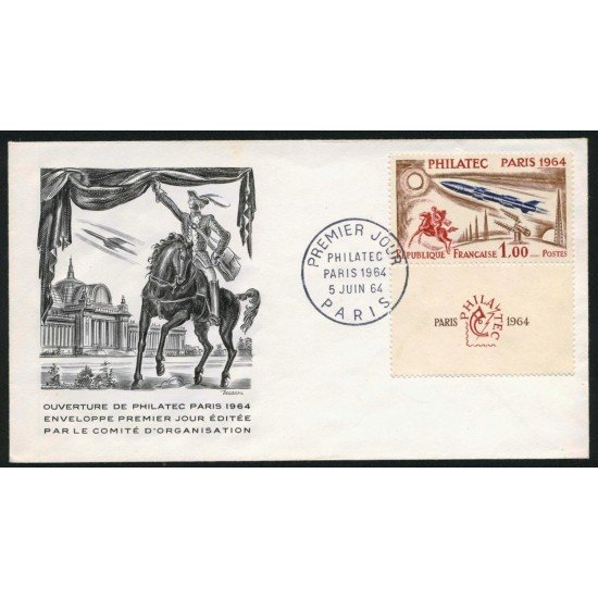 France Francia Nº 1422 1964 PHILATEC SPD France Francia Nº 1422 1964 PHILATEC SPD