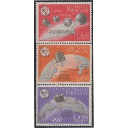 Paraguay A- 414/16 1965 Satélites MNH Paraguay A- 414/16 1965 Satélites MNH