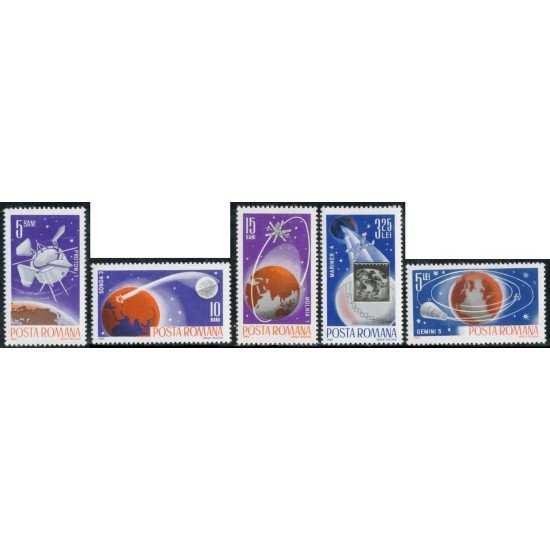 FL1 Rumanía Romania Nº 2180/84 1965 MNH FL1 Rumanía Romania Nº 2180/84 1965 MNH