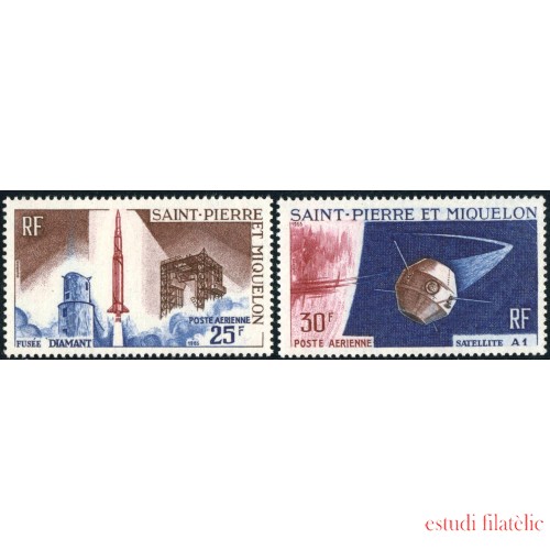 AST San Pedro y Miguelón  St. Pierre et Miquelon Nº A 33/34  MNH
